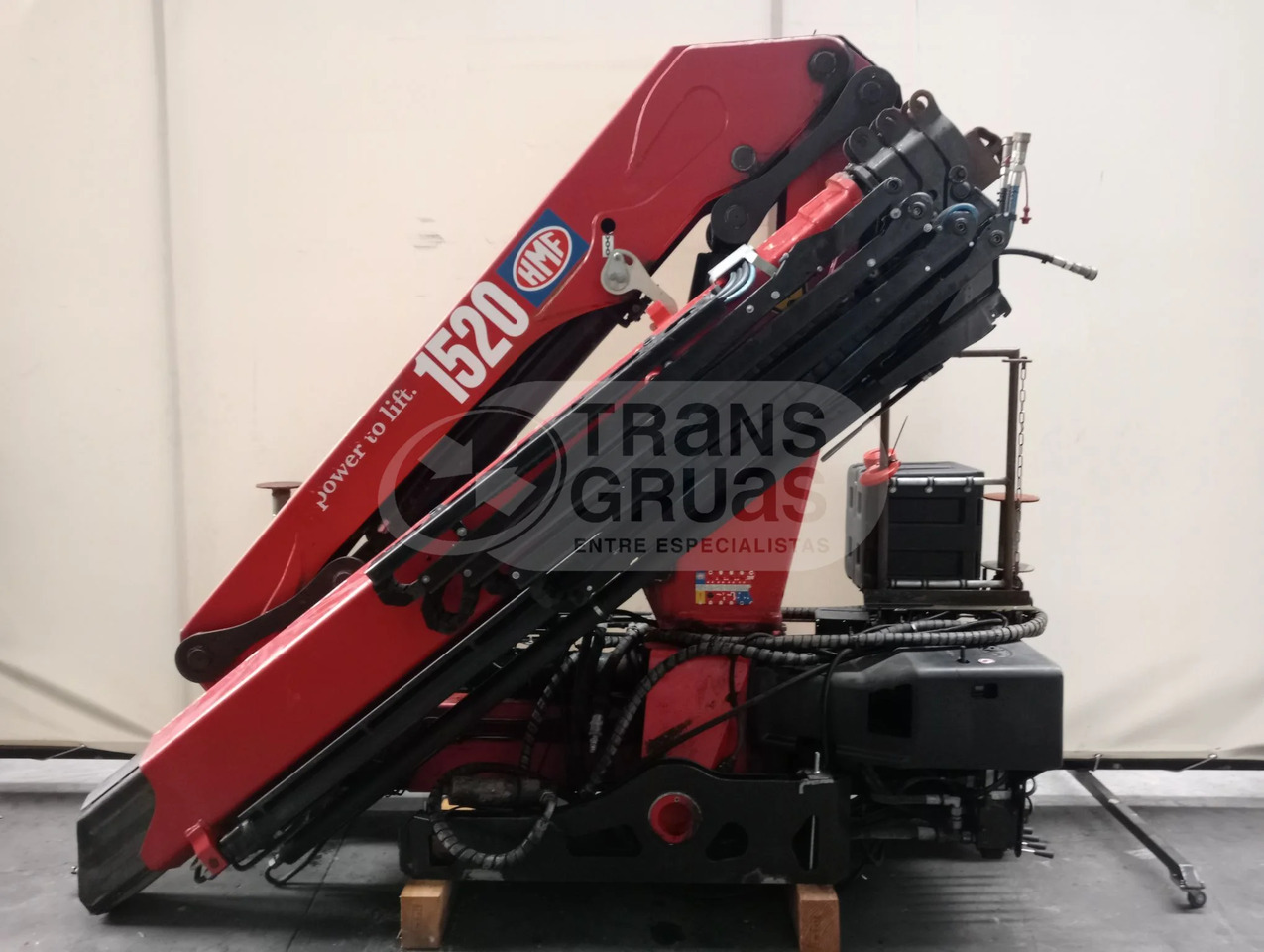 Grúa hidráulica HMF 1520 K4 - Grue auxiliaire: photos 5 Grúa hidráulica HMF 1520 K4 - Grue auxiliaire: photos 5