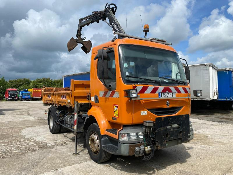 Renault Midlum 180 - Camion benne: photos 1 Renault Midlum 180 - Camion benne: photos 1