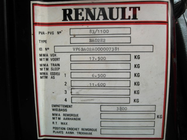 Renault G 260 - Camion de pompier: photos 5 Renault G 260 - Camion de pompier: photos 5