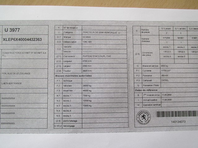 Scania 124C.420 6x4 - Tracteur routier: photos 5 Scania 124C.420 6x4 - Tracteur routier: photos 5