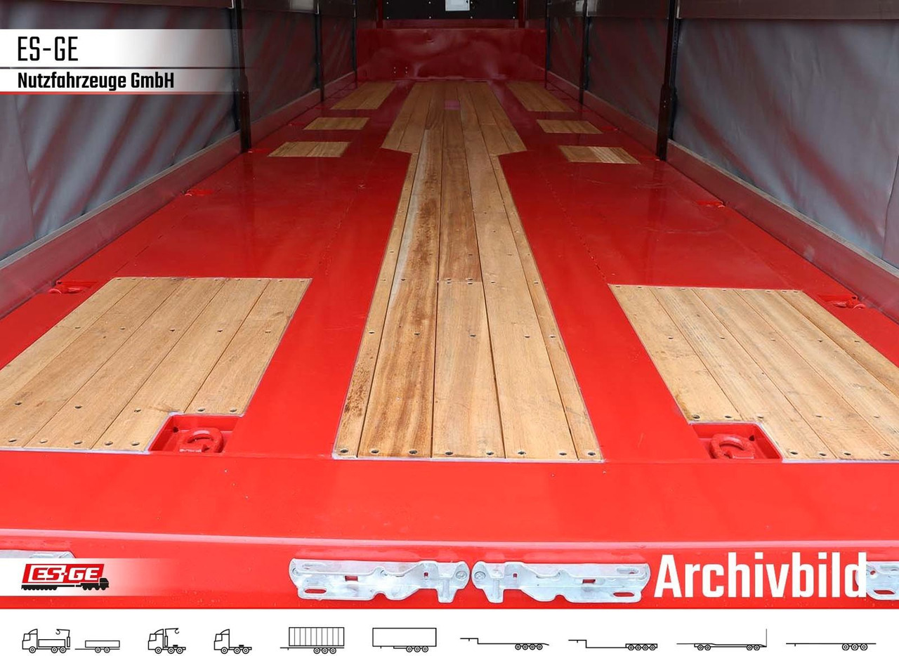 ES-GE 4-Achs-Satteltieflader mit Curtainsider-Aufbau - Semi-remorque surbaissé: photos 5 ES-GE 4-Achs-Satteltieflader mit Curtainsider-Aufbau - Semi-remorque surbaissé: photos 5