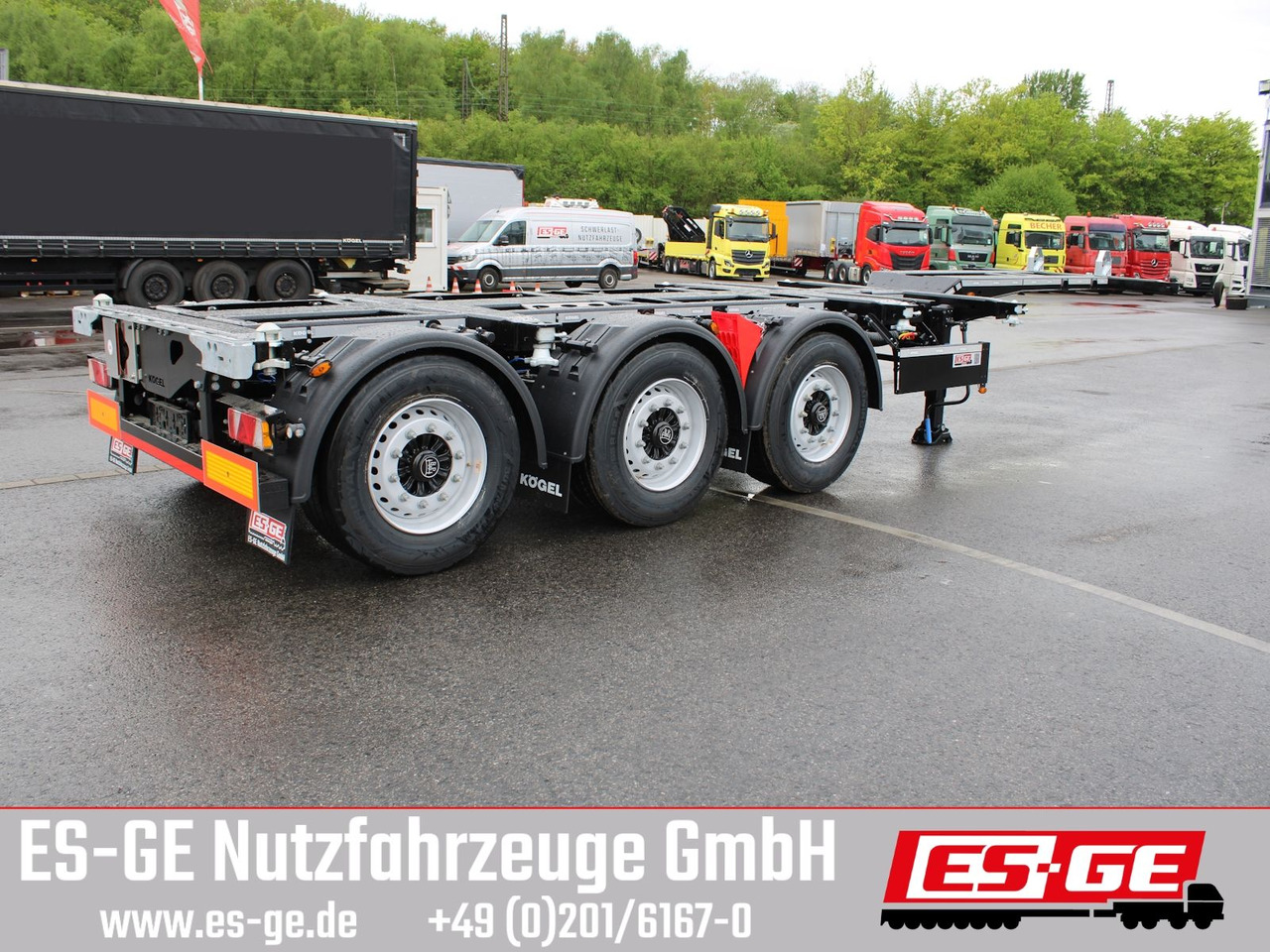Kögel PORT 45 TRIPLEX Containerchassis - Semi-remorque porte-conteneur/ Caisse mobile: photos 3 Kögel PORT 45 TRIPLEX Containerchassis - Semi-remorque porte-conteneur/ Caisse mobile: photos 3