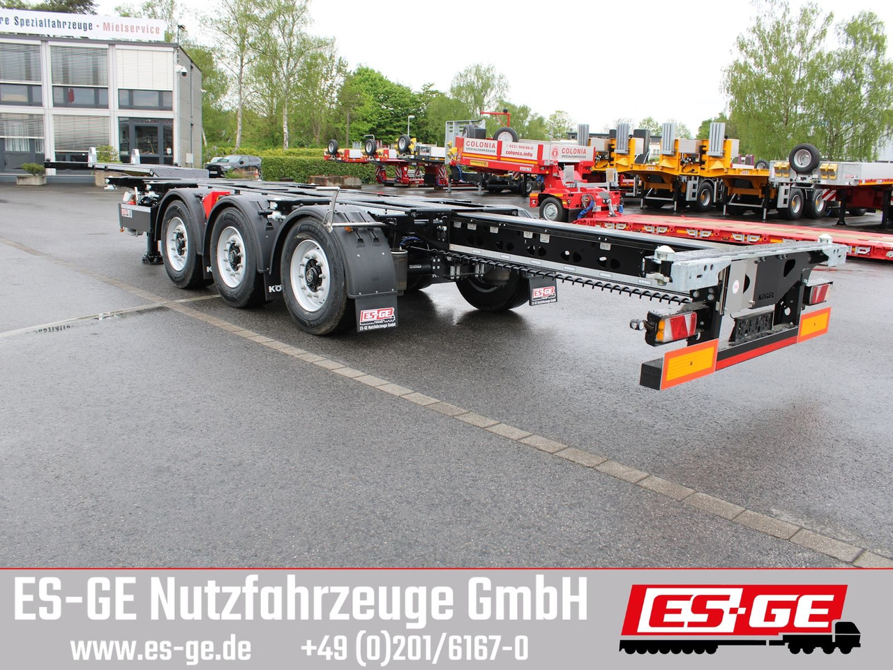 Kögel PORT 45 TRIPLEX Containerchassis - Semi-remorque porte-conteneur/ Caisse mobile: photos 4 Kögel PORT 45 TRIPLEX Containerchassis - Semi-remorque porte-conteneur/ Caisse mobile: photos 4