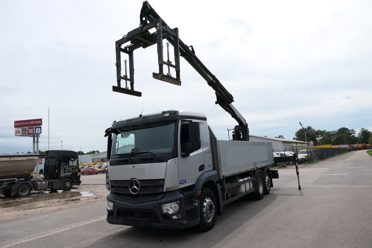 MERCEDES-BENZ Antos 2540 L KLIMA Palfinger-Kran PK15001L Lenka - Camion plateau, Camion grue: photos 2 MERCEDES-BENZ Antos 2540 L KLIMA Palfinger-Kran PK15001L Lenka - Camion plateau, Camion grue: photos 2