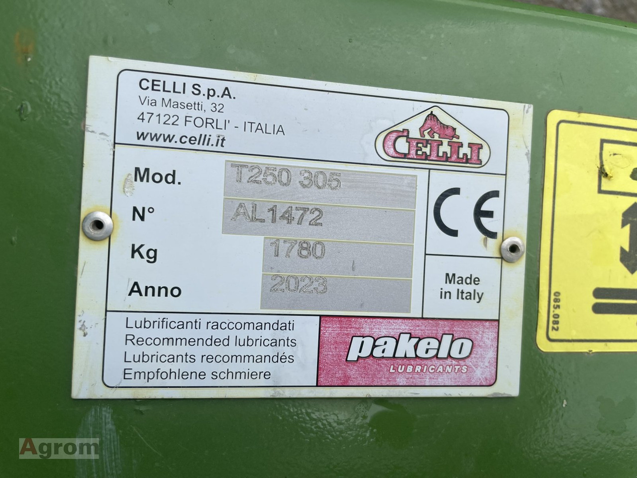 Rotavator Celli TIger T250 - 305: photos 11