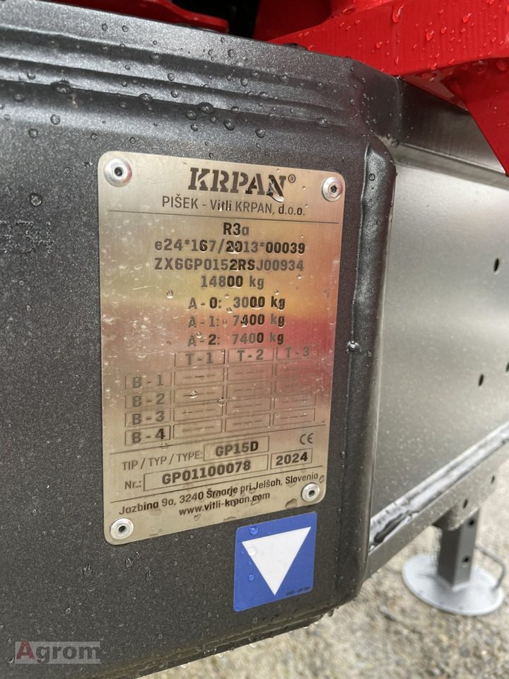 Remorque forestière neuf Krpan GP 15 D + Kran 8,6 K: photos 12 Remorque forestière neuf Krpan GP 15 D + Kran 8,6 K: photos 12