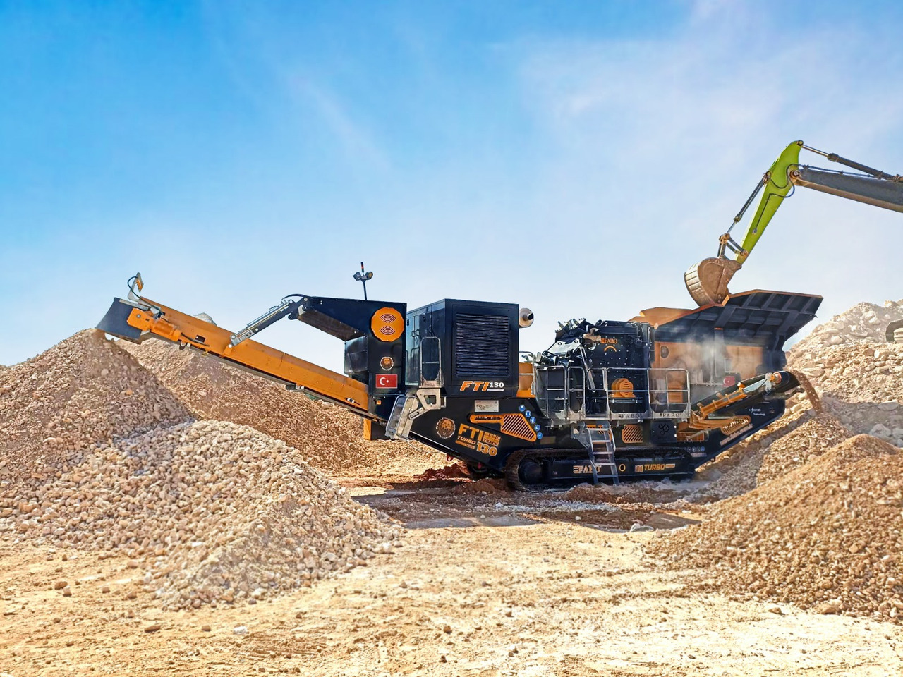 FABO mobile impact crusher - Concasseur à percussion: photos 1 FABO mobile impact crusher - Concasseur à percussion: photos 1