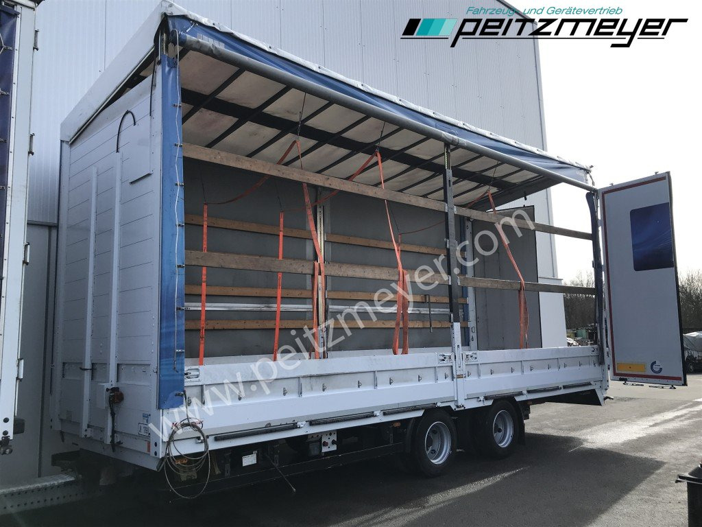 KRUKENMEIER Jumboanhänger TLPS 16,4, Hubdach, Edscha, verzinkt RSAB - Remorque plateau: photos 3 KRUKENMEIER Jumboanhänger TLPS 16,4, Hubdach, Edscha, verzinkt RSAB - Remorque plateau: photos 3