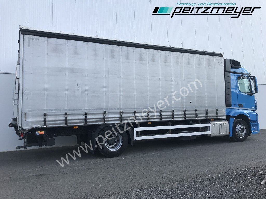Camion à rideaux coulissants MERCEDES-BENZ Actros 1832 LL Pritsche + LBW EU 6: photos 7