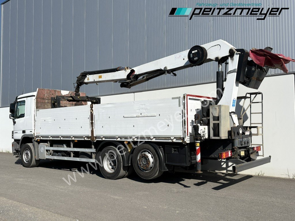 MERCEDES-BENZ Actros 2536 LL Pritsche HMF Heckkran m. Zange Baustoff - Camion plateau, Camion grue: photos 3 MERCEDES-BENZ Actros 2536 LL Pritsche HMF Heckkran m. Zange Baustoff - Camion plateau, Camion grue: photos 3