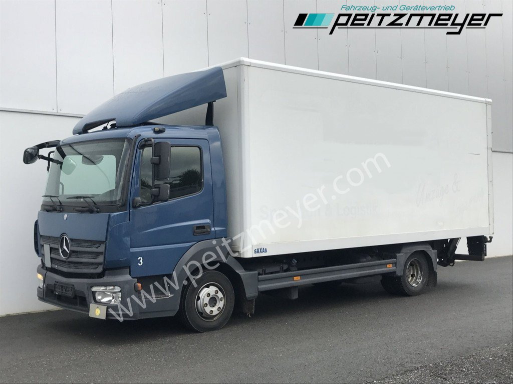 MERCEDES-BENZ Atego 818 L Koffer + LBW Euro 6, Klima, AHK, - Camion fourgon: photos 1 MERCEDES-BENZ Atego 818 L Koffer + LBW Euro 6, Klima, AHK, - Camion fourgon: photos 1