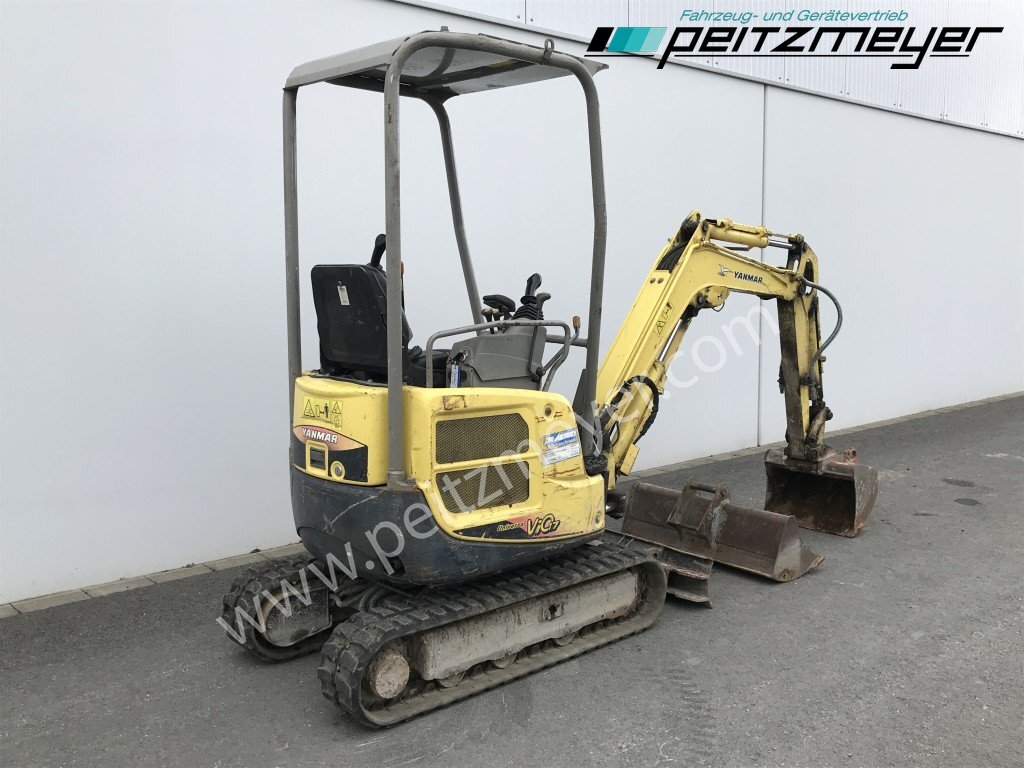 YANMAR MINIBAGGER Vio 17 verstellbares Fahrwerk Schnellwechsler mit 60 er und 100 Löffel - Mini pelle: photos 3 YANMAR MINIBAGGER Vio 17 verstellbares Fahrwerk Schnellwechsler mit 60 er und 100 Löffel - Mini pelle: photos 3