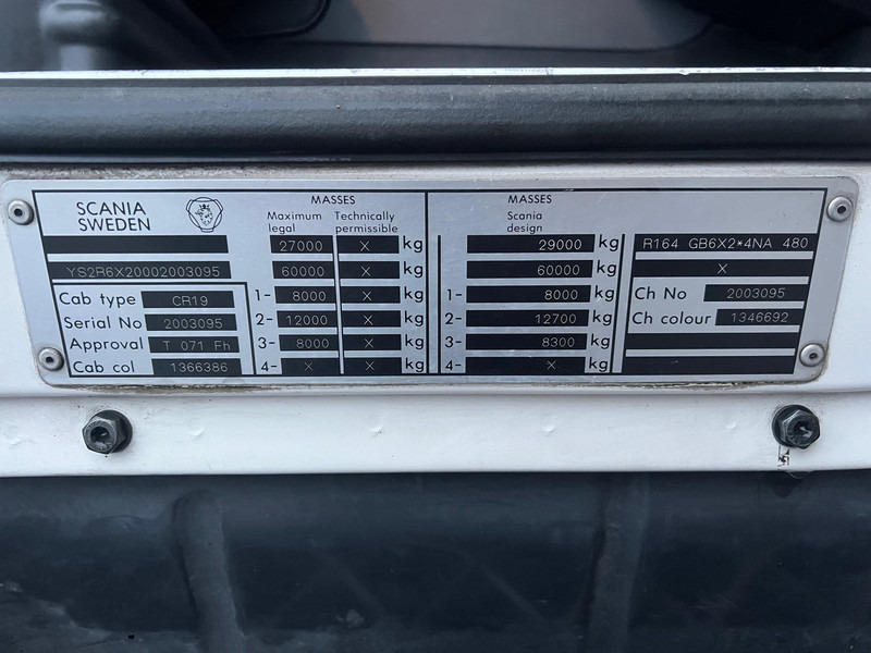 Camion hydrocureur Scania R164 GB6X2*4NA 480 - 13m3: photos 16 Camion hydrocureur Scania R164 GB6X2*4NA 480 - 13m3: photos 16