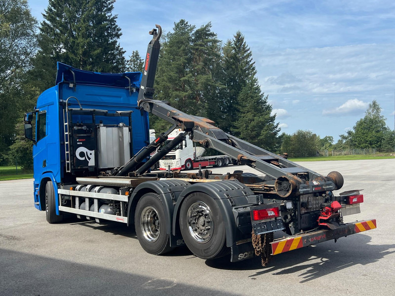 Scania R410 B6X2NA - CNG - HIAB 21T - Camion ampliroll: photos 4 Scania R410 B6X2NA - CNG - HIAB 21T - Camion ampliroll: photos 4