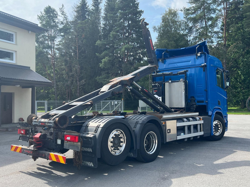 Scania R410 B6X2NA - CNG - HIAB 21T - Camion ampliroll: photos 3 Scania R410 B6X2NA - CNG - HIAB 21T - Camion ampliroll: photos 3