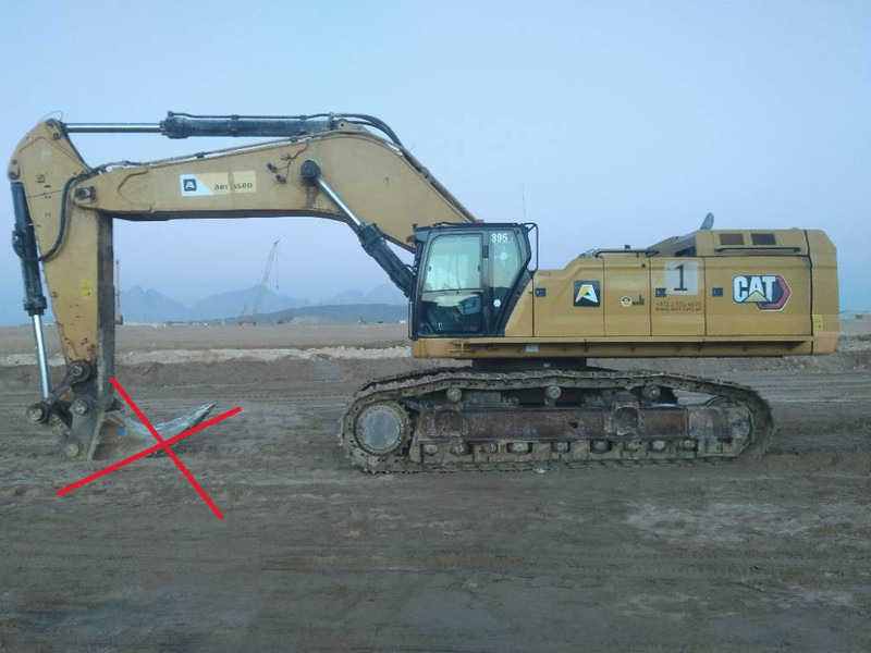 Cat 395 (Saudi Arabia) - Pelle sur chenille: photos 1 Cat 395 (Saudi Arabia) - Pelle sur chenille: photos 1