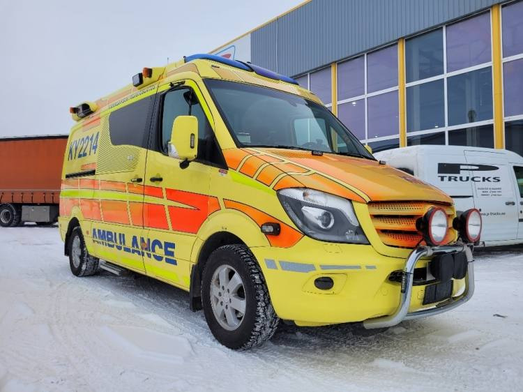 MERCEDES – BENZ SPRINTER AMBULANCE (TAMLANS) KLIMA, 11.2016, EURO 6 - Ambulance: photos 1 MERCEDES – BENZ SPRINTER AMBULANCE (TAMLANS) KLIMA, 11.2016, EURO 6 - Ambulance: photos 1