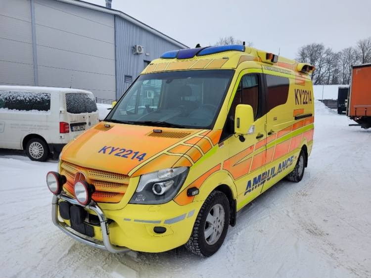 MERCEDES – BENZ SPRINTER AMBULANCE (TAMLANS) KLIMA, 11.2016, EURO 6 - Ambulance: photos 2 MERCEDES – BENZ SPRINTER AMBULANCE (TAMLANS) KLIMA, 11.2016, EURO 6 - Ambulance: photos 2
