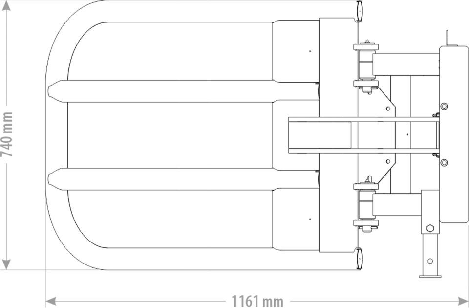 Ballenzange Rundbellenzange Silozange Frontlader Euro Fendt - Pinces: photos 2 Ballenzange Rundbellenzange Silozange Frontlader Euro Fendt - Pinces: photos 2