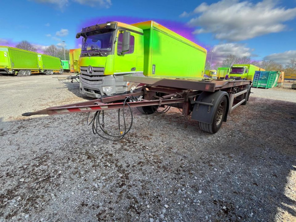 HUEFFERMANN 2-achs Abrollanhänger HAR 18.70 Containeranhänger Außenrollenanhg. - Remorque ampliroll/ Multibenne: photos 1 HUEFFERMANN 2-achs Abrollanhänger HAR 18.70 Containeranhänger Außenrollenanhg. - Remorque ampliroll/ Multibenne: photos 1