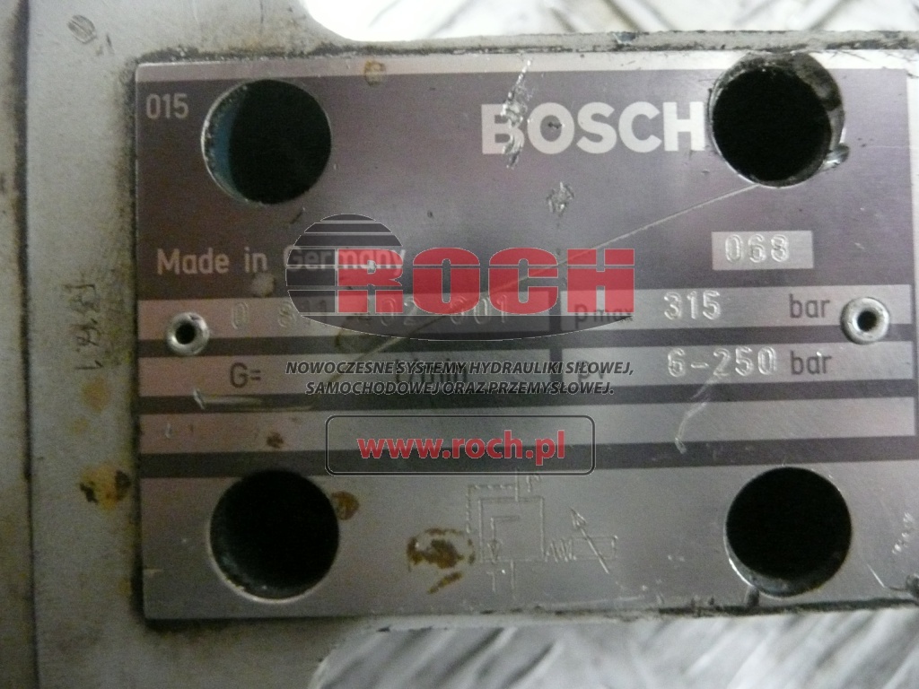 BOSCH 0811402001 P MAX 315 BAR PV6-250 BAR - 1 SEKCYJNY + 1837001206 02557=12V 0,67 - Valve hydraulique: photos 2 BOSCH 0811402001 P MAX 315 BAR PV6-250 BAR - 1 SEKCYJNY + 1837001206 02557=12V 0,67 - Valve hydraulique: photos 2