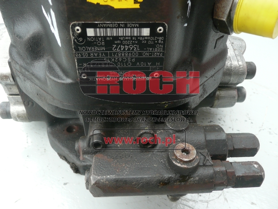 BRUENINGHAUS HYDROMATIK HA10VO110DFR1/31R-PSC62K15 00988871 - Pompe hydraulique pour Abatteuse: photos 2 BRUENINGHAUS HYDROMATIK HA10VO110DFR1/31R-PSC62K15 00988871 - Pompe hydraulique pour Abatteuse: photos 2