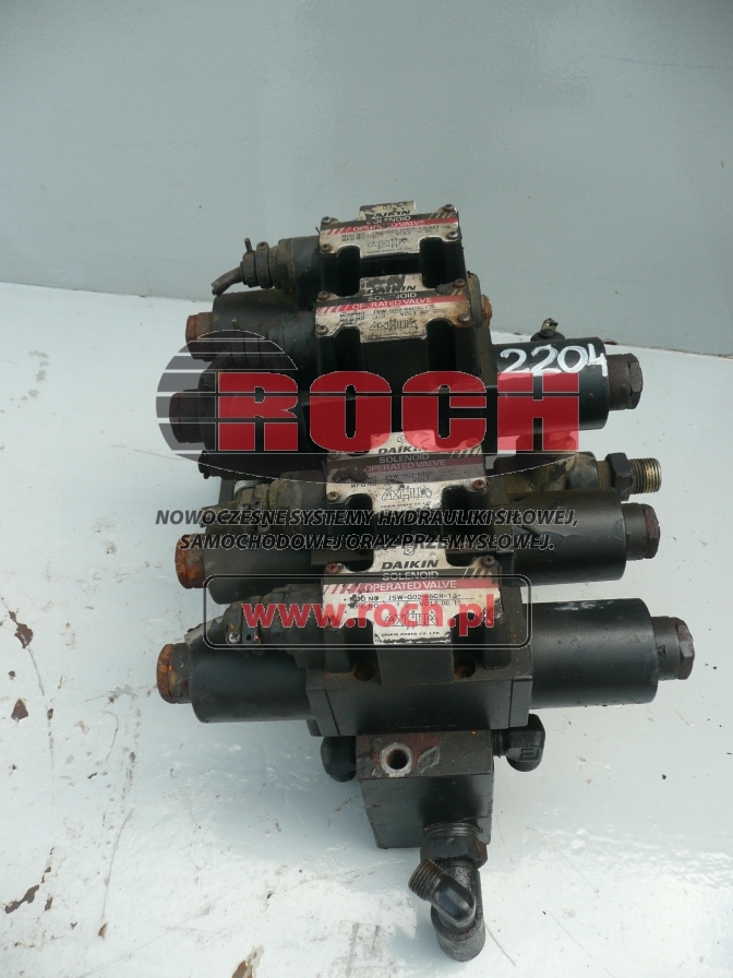 DAIKIN SUNDSTRAND MR-02P-2-1 MFG: M14 + JSW-G02-66CN-13-VOLT DC 12 + JSW-G02-66BN-13-66T VOLT DC 12 - Valve hydraulique pour Engins de chantier: photos 1 DAIKIN SUNDSTRAND MR-02P-2-1 MFG: M14 + JSW-G02-66CN-13-VOLT DC 12 + JSW-G02-66BN-13-66T VOLT DC 12 - Valve hydraulique pour Engins de chantier: photos 1