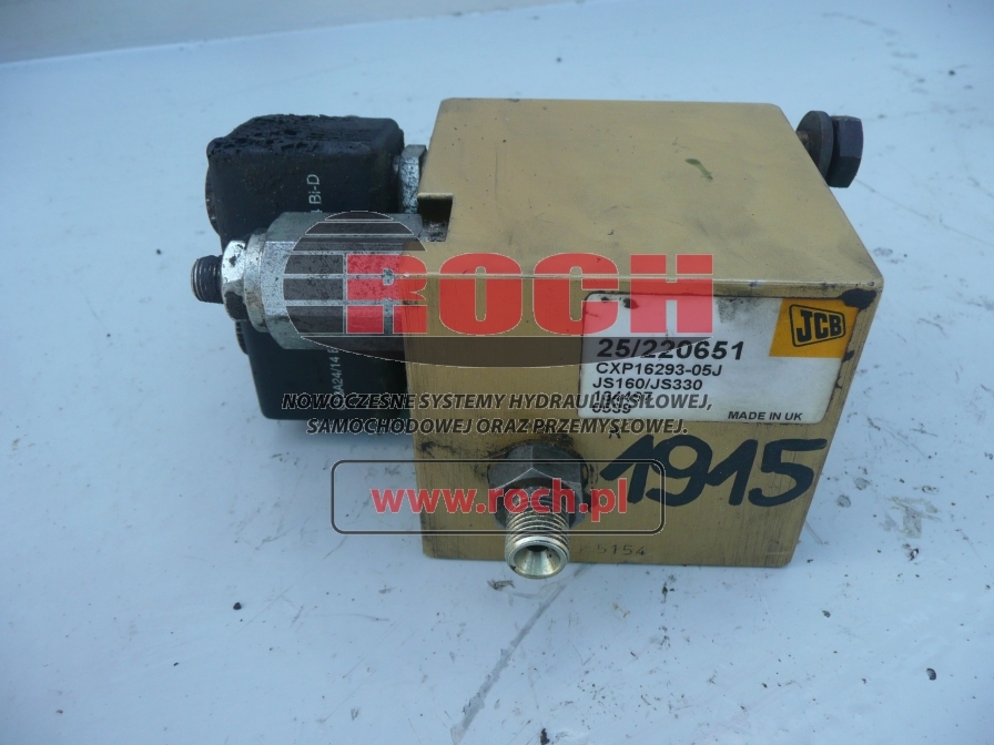 JCB CXP16293-05J JS160/JS330 134497 0539 25/220651 - 2 SEKCYJNY - Valve hydraulique pour Pelle sur pneus: photos 1 JCB CXP16293-05J JS160/JS330 134497 0539 25/220651 - 2 SEKCYJNY - Valve hydraulique pour Pelle sur pneus: photos 1