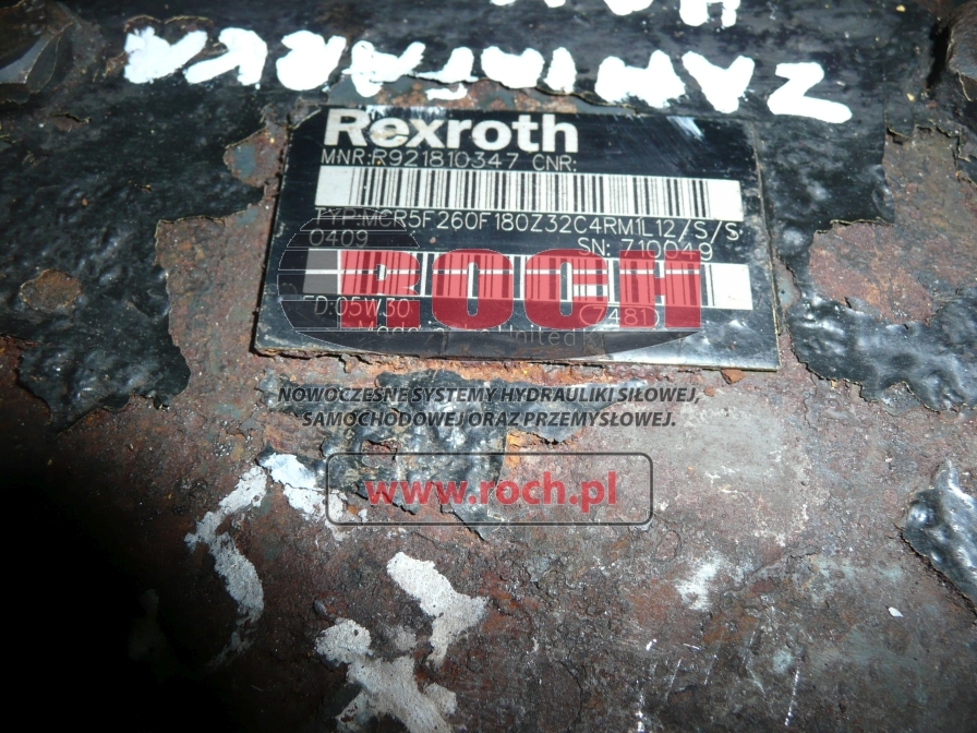 REXROTH MCR5F260F180Z32C4RM1L12/S/S 0409 - Moteur hydraulique pour Véhicule de voirie/ Spécial: photos 2 REXROTH MCR5F260F180Z32C4RM1L12/S/S 0409 - Moteur hydraulique pour Véhicule de voirie/ Spécial: photos 2