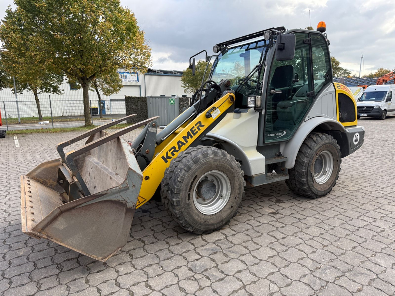 Kramer 8085 Ecospeed, Bj. 16, 3700 BH, Schaufel, Gabel - Chargeuse sur pneus: photos 1 Kramer 8085 Ecospeed, Bj. 16, 3700 BH, Schaufel, Gabel - Chargeuse sur pneus: photos 1