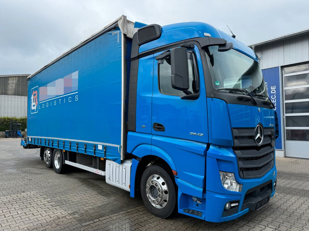 Camion à rideaux coulissants Mercedes-Benz ACTROS 2542 6x2 Euro 6 Jumbo Pritsche *Stapler: photos 1
