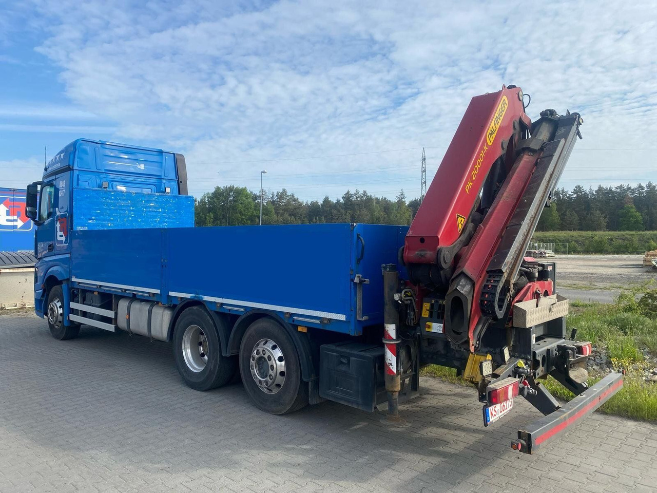 Mercedes-Benz ACTROS 2545 6x2 Pritsche Kran Palfinger PK20001K - Camion grue: photos 4 Mercedes-Benz ACTROS 2545 6x2 Pritsche Kran Palfinger PK20001K - Camion grue: photos 4