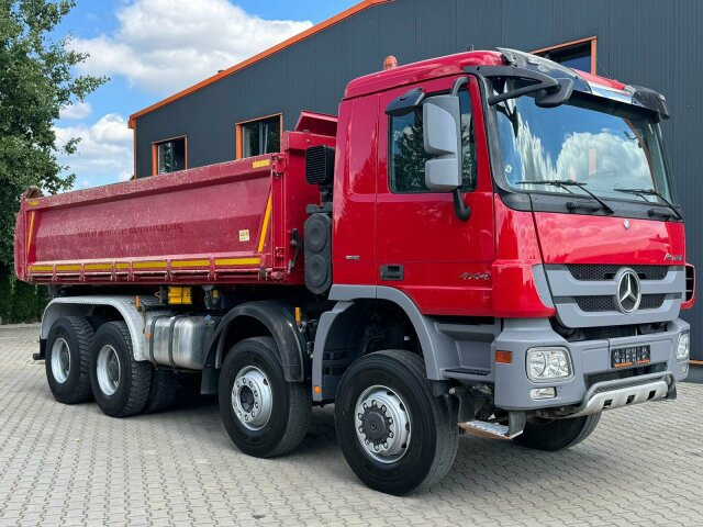 Camion benne Mercedes-Benz ACTROS 4144 8x6 EURO5 Kipper mit Bordmatik: photos 8