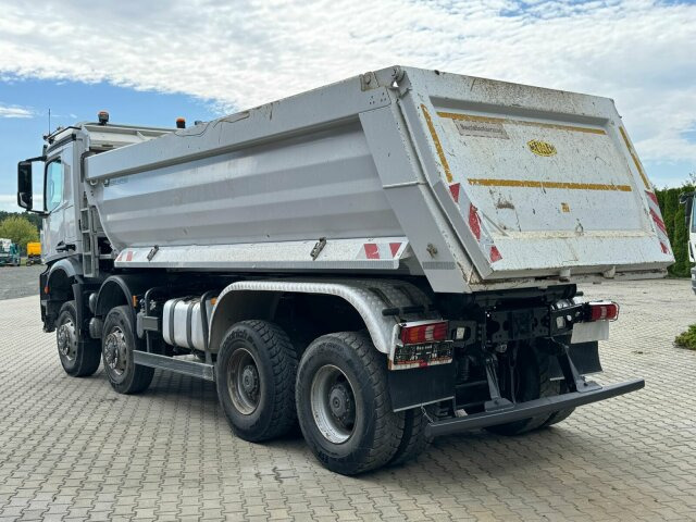 Camion benne Mercedes-Benz AROCS 4145 8x8 Meiller Muldenkipper: photos 13
