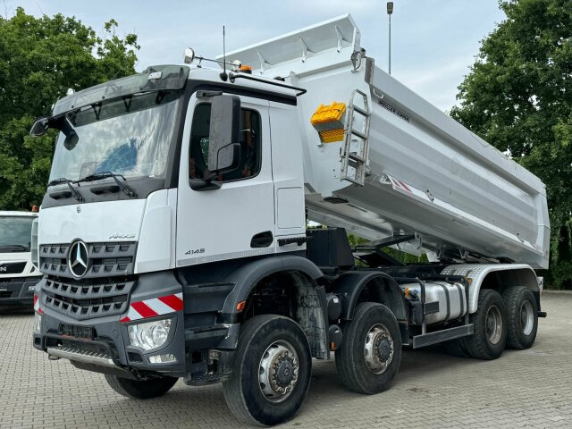 Camion benne Mercedes-Benz AROCS 4145 8x8 Meiller Muldenkipper: photos 14