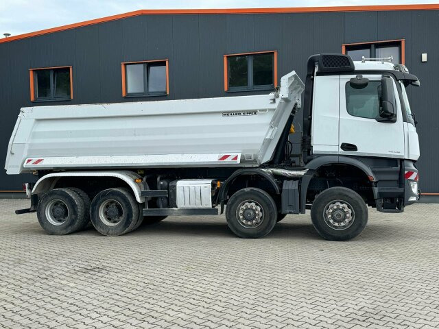 Camion benne Mercedes-Benz AROCS 4145 8x8 Meiller Muldenkipper: photos 10