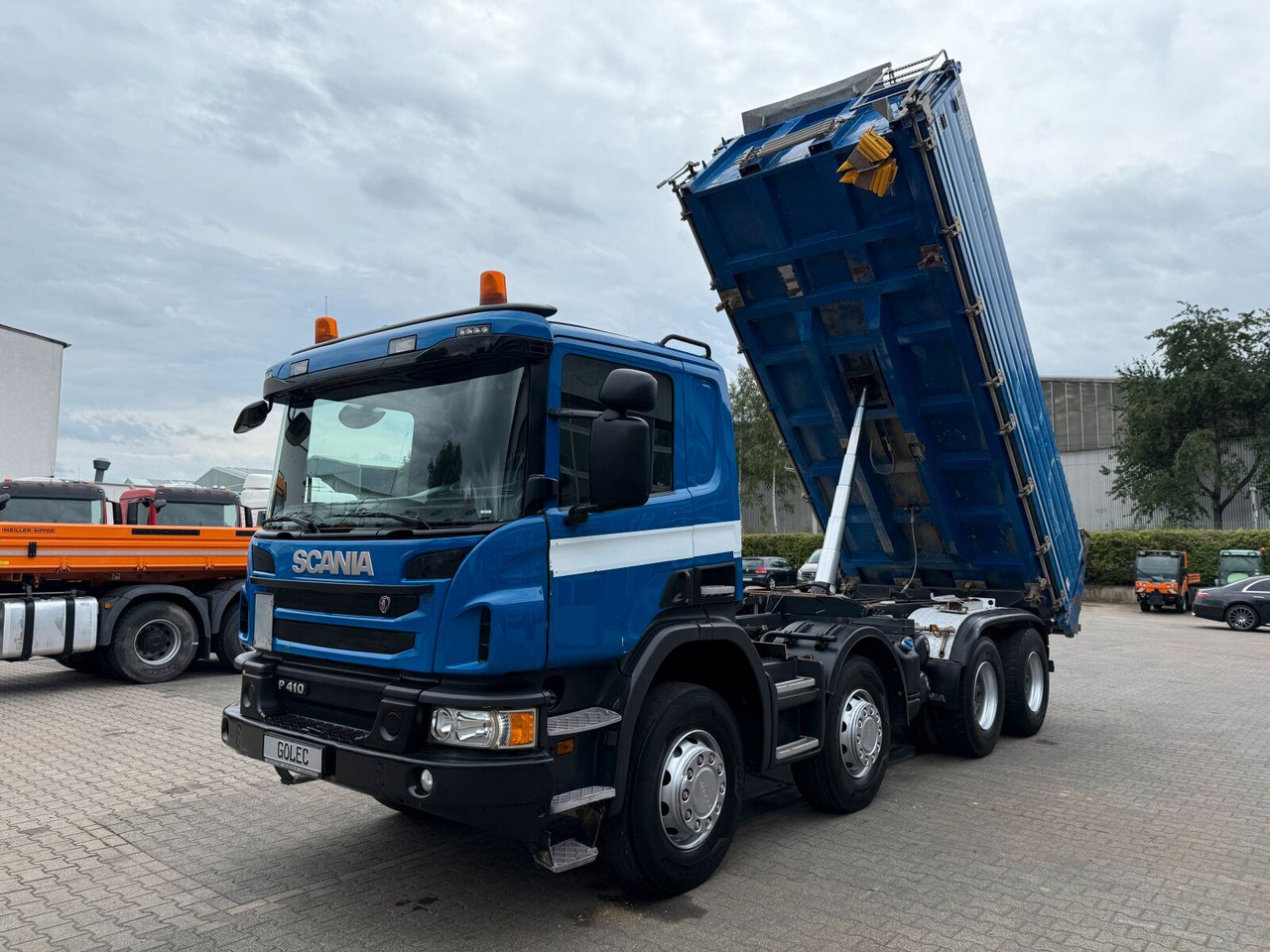 Camion benne Scania P 410 8x4 Dreiseitenkipper DAUTEL: photos 12