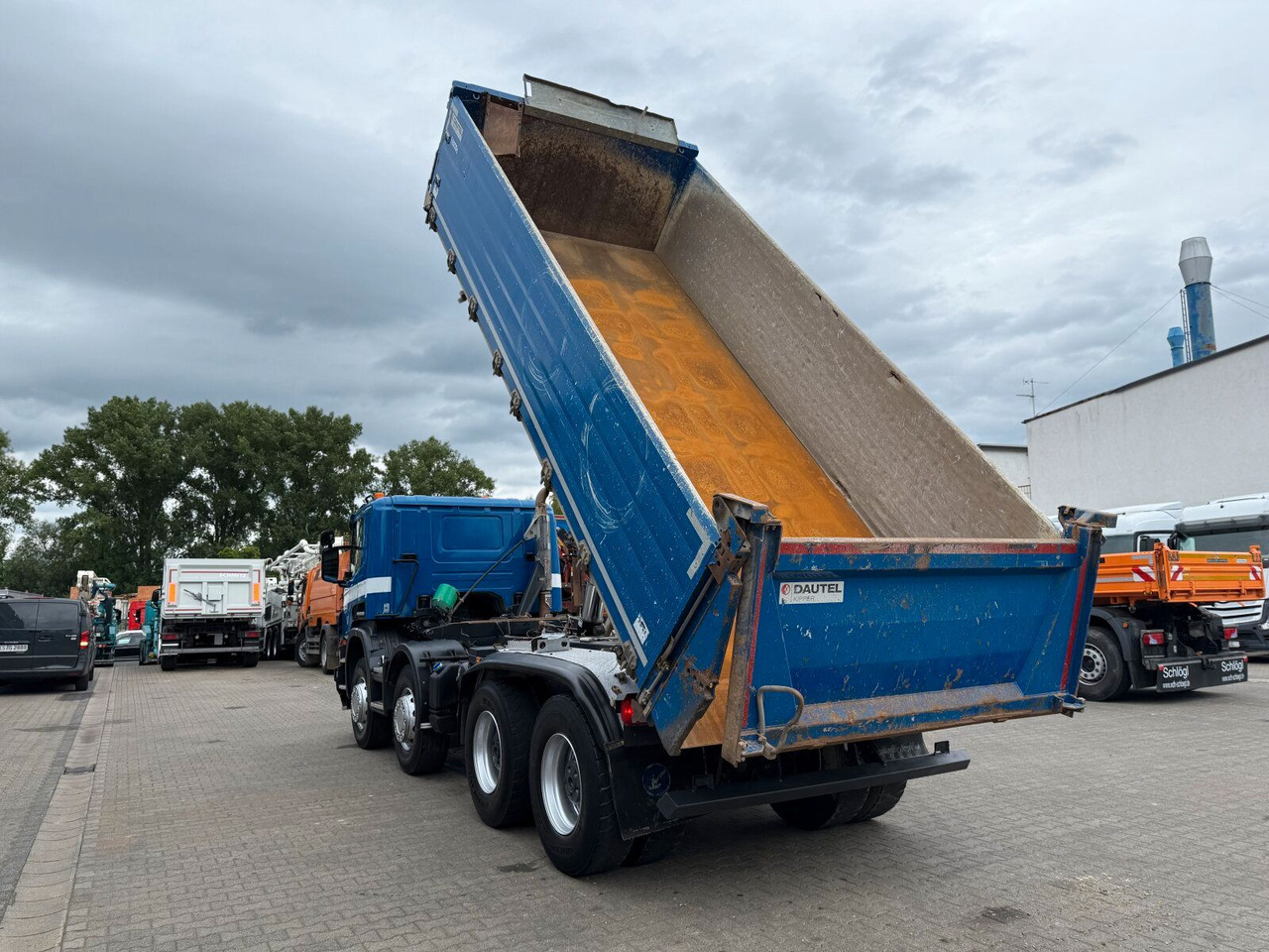 Camion benne Scania P 410 8x4 Dreiseitenkipper DAUTEL: photos 10