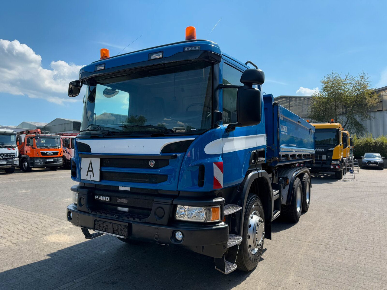 Camion benne Scania P 450 6x4 Dreiseitenkipper DAUTEL: photos 10