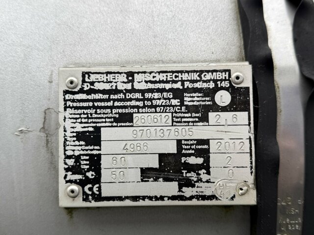 Müller-Mitteltal Liebherr Betonmischer Concrete Auflieger 10 m³ - Semi-remorque: photos 4 Müller-Mitteltal Liebherr Betonmischer Concrete Auflieger 10 m³ - Semi-remorque: photos 4