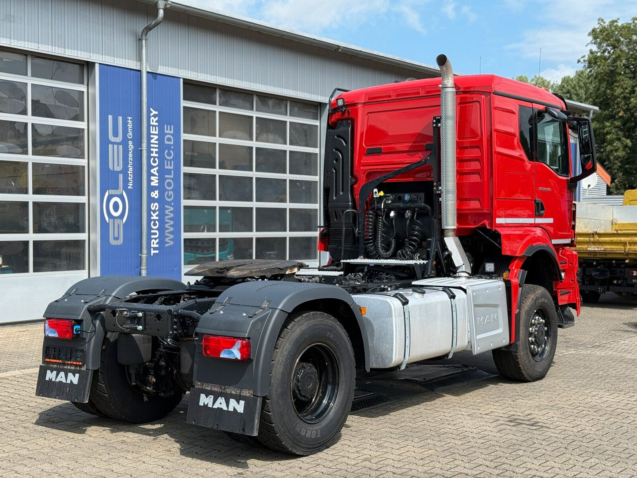 MAN TGS 18.520 4x4 SZM - Kipphyd. Blatt Luft Pritard - Tracteur routier: photos 3 MAN TGS 18.520 4x4 SZM - Kipphyd. Blatt Luft Pritard - Tracteur routier: photos 3