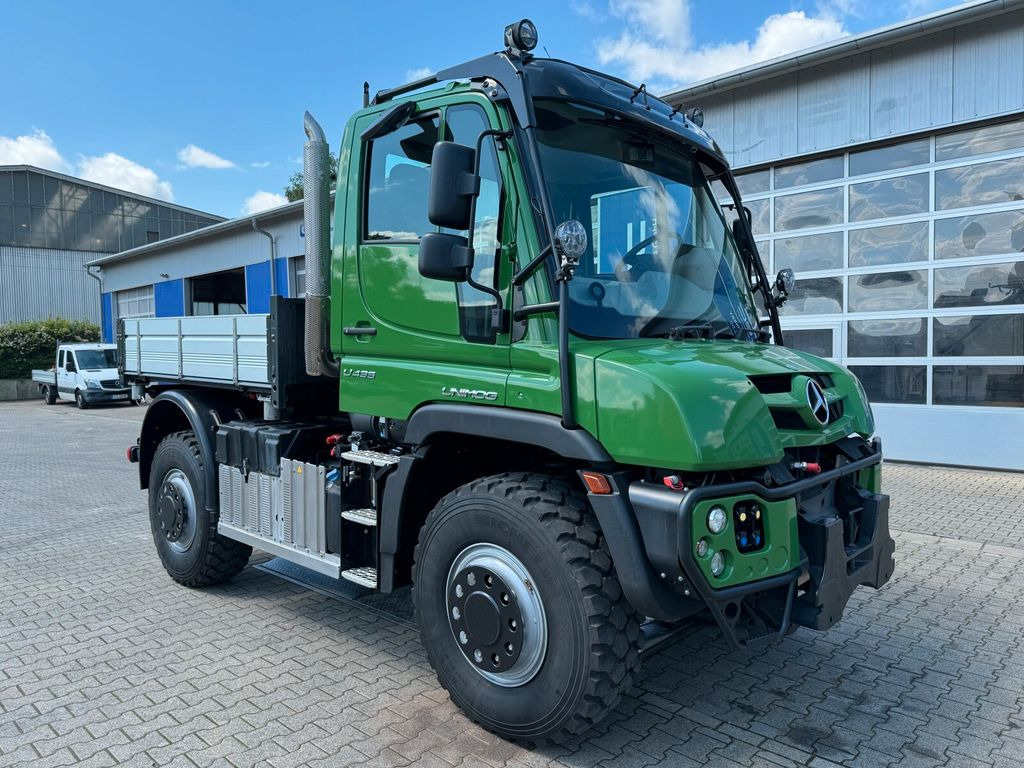 Camion benne Unimog U435 Kipper mit Reifendruckregelanlage: photos 1