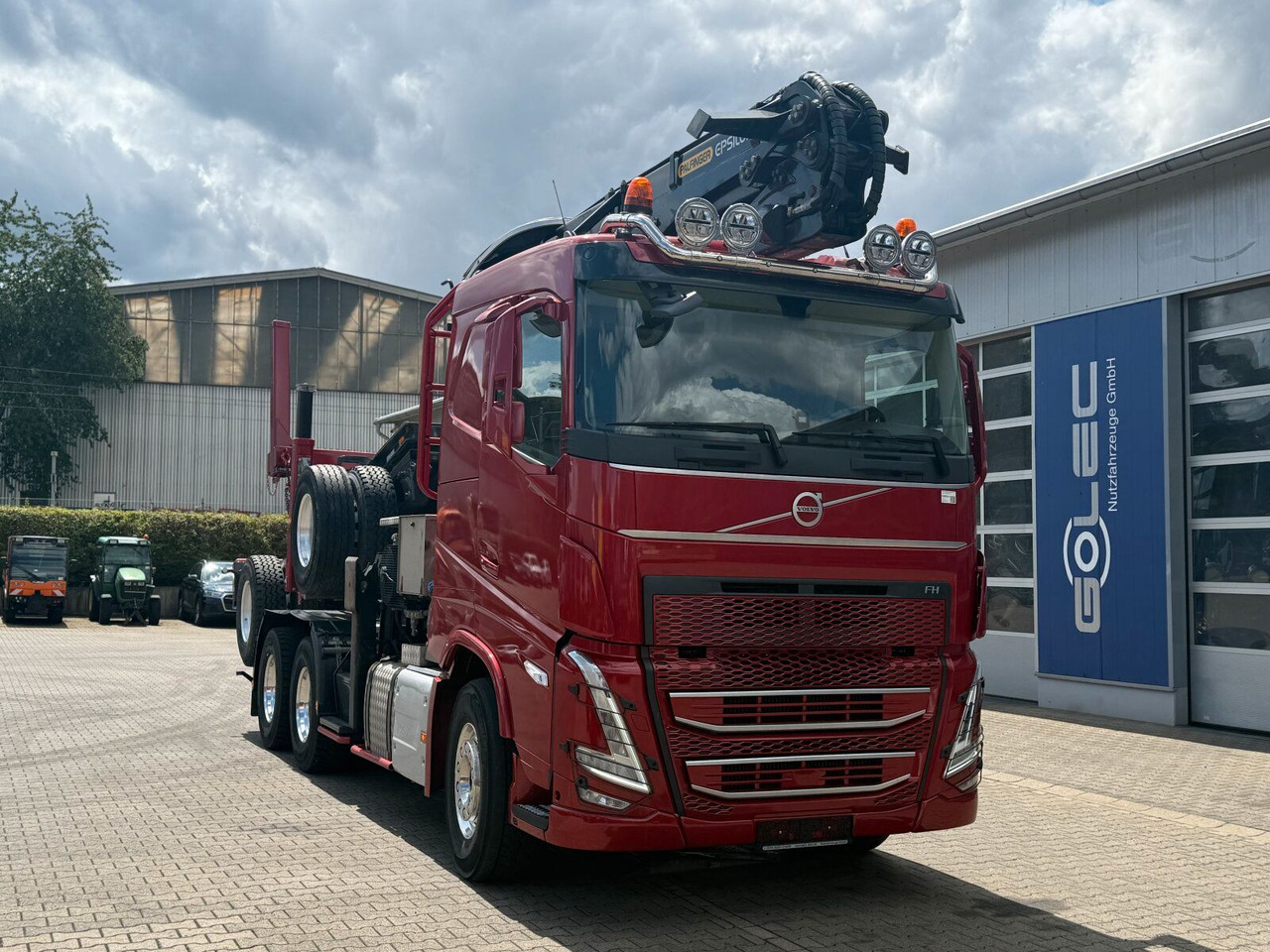 Volvo FH 540 6x4 Langholztransporter Kran + Anhänger - Camion grumier, Camion grue: photos 1 Volvo FH 540 6x4 Langholztransporter Kran + Anhänger - Camion grumier, Camion grue: photos 1