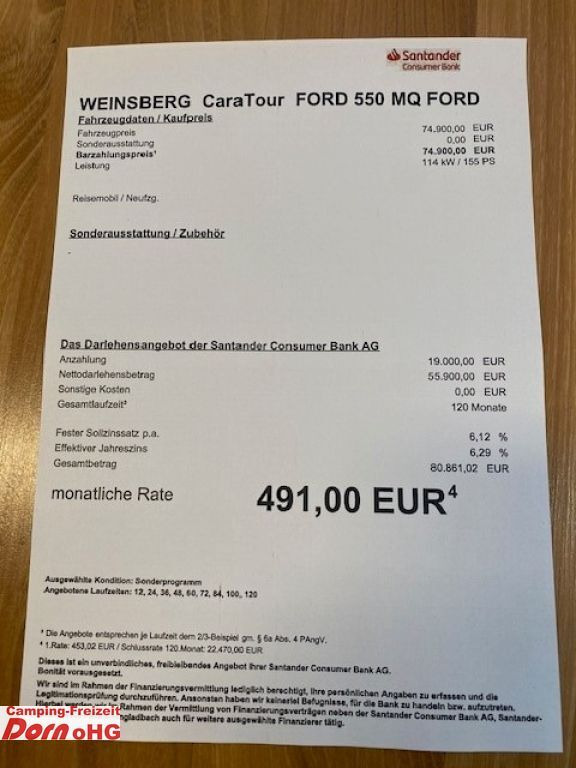 Fourgon aménagé neuf Weinsberg CaraTour 550 MQ Assistenzpaket/Automatik Weinsberg CaraTour 550 MQ Assistenzpaket/Automatik: photos 7