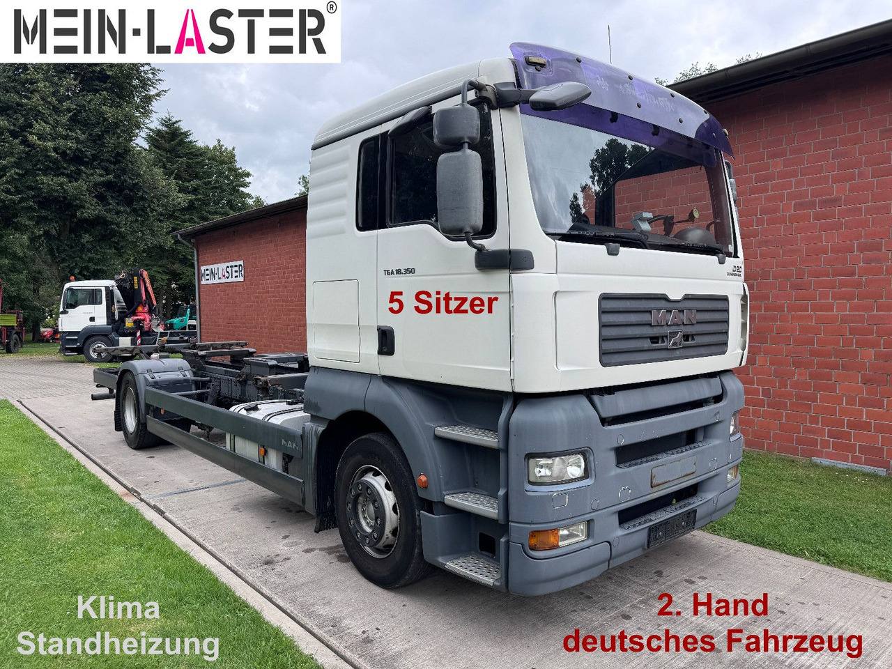 MAN TGA 18.350 BDF 5 Sitzer Klima 209.380 km - Camion porte-conteneur/ Caisse mobile: photos 1 MAN TGA 18.350 BDF 5 Sitzer Klima 209.380 km - Camion porte-conteneur/ Caisse mobile: photos 1