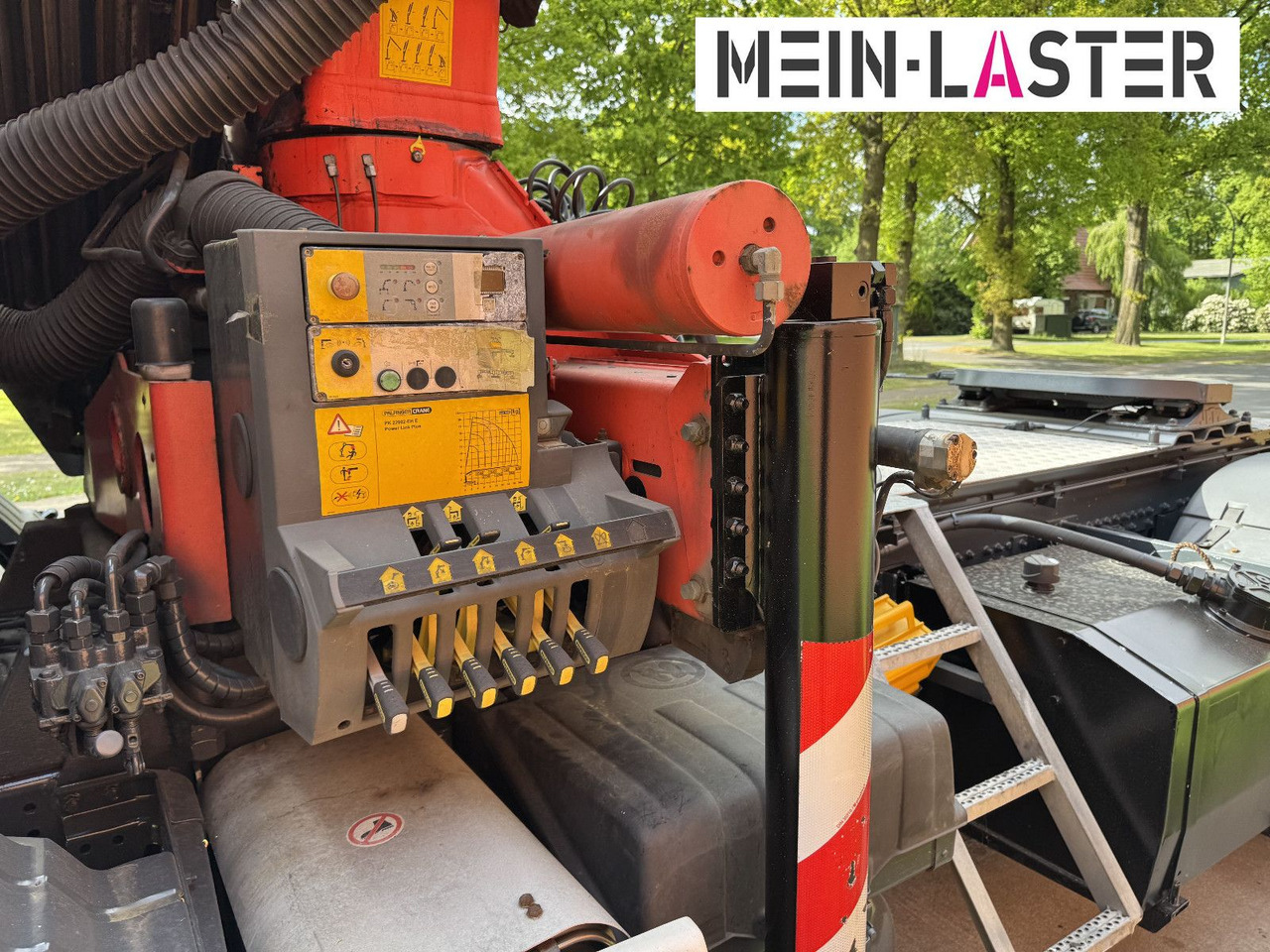 Camion grue MAN TGS 18.400 PK 22002-E 20 m- 5.550kg + 5/6 Steuer: photos 12