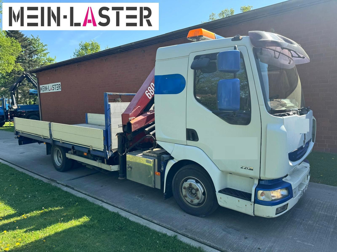 Renault Midlum 220 HMF 683 K4 15m-400 Kg Funk Seilwinde - Camion grue: photos 3 Renault Midlum 220 HMF 683 K4 15m-400 Kg Funk Seilwinde - Camion grue: photos 3