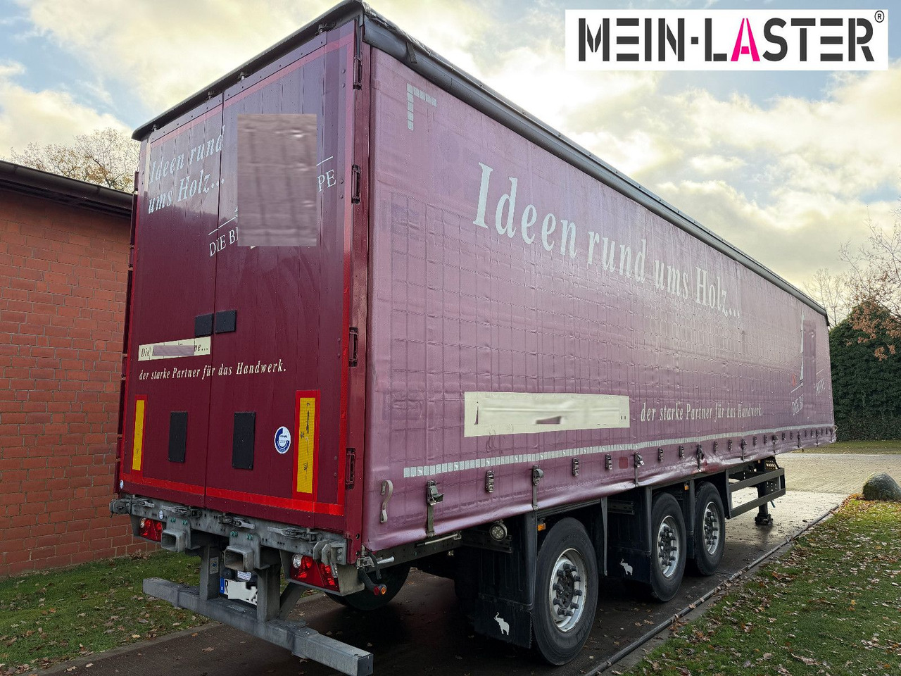 Schmitz Cargobull Edscha R+L Lenkachse Staplerhalterung TÜV 10-26 - Semi-remorque rideaux coulissants: photos 5 Schmitz Cargobull Edscha R+L Lenkachse Staplerhalterung TÜV 10-26 - Semi-remorque rideaux coulissants: photos 5