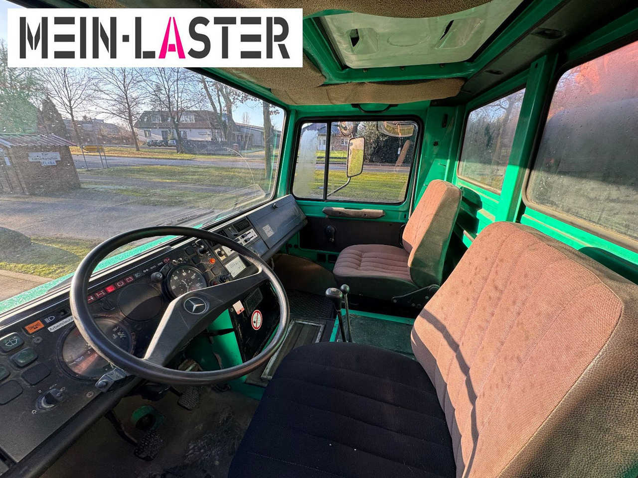 Camion grue Unimog U 1200 Atlas 75.2 Kran 14 m Funk FB  *1. Hand: photos 9