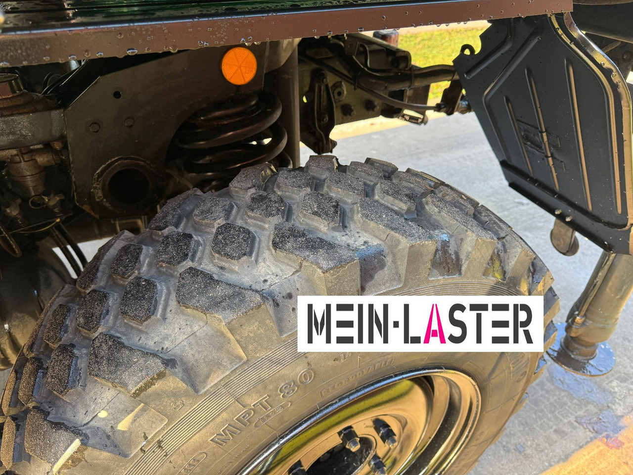 Camion grue Unimog U 1200 Atlas 75.2 Kran 14 m Funk FB  *1. Hand: photos 18